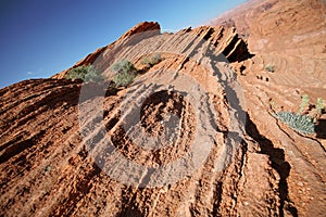 Rock formation at the Horseshoe bend in Utah, USA