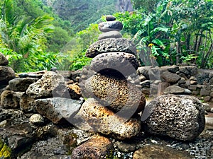 Rock formation Iao Valley