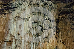 Rock formation inside the cave Magura near village Rabisha