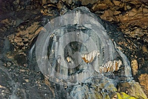 Rock formation inside the cave Magura near village Rabisha