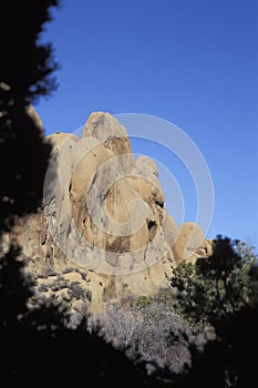 Rock formation at Joshua Tree National Park, California