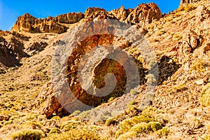 Rock Formation Known As The Queen Shoe On A Sunny And Very Clear Day In El Teide National Park. April 13, 2019. Santa Cruz De