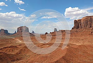 Rock Formation in Monument Valley in Arizona