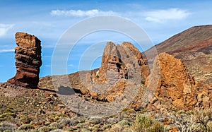 Rock formation near Teide volcano, Tenerife