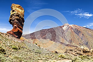 Rock formation near Teide volcano, Tenerife