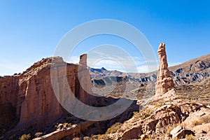 Rock formation near Tupiza,Bolivia