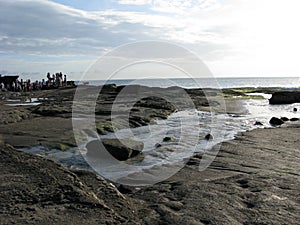 A rock formation off the Indonesian island of Bali, Tanah Lot