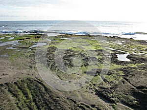 A rock formation off the Indonesian island of Bali, Tanah Lot