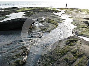 A rock formation off the Indonesian island of Bali, Tanah Lot