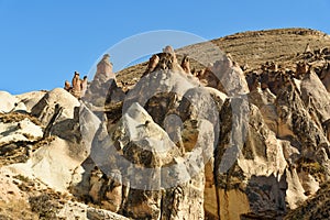 Rock formation in Pasabag valley. Cappadocia. Turkey