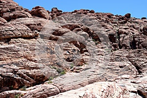 Rock Formation in Red Rock Canyon, Nevada