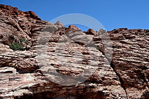 Rock Formation in Red Rock Canyon, Nevada