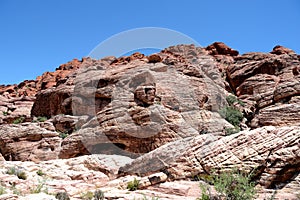 Rock Formation in Red Rock Canyon, Nevada