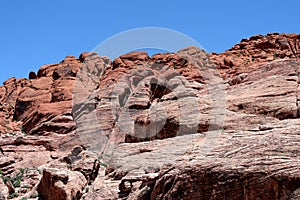 Rock Formation in Red Rock Canyon, Nevada