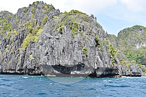 Rock formation with some erosion