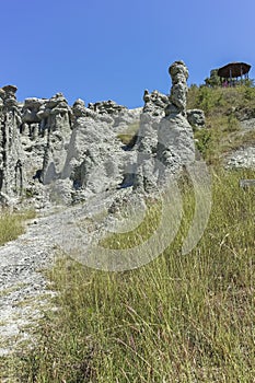 Rock formation The Stone Dolls of Kuklica, North Macedonia