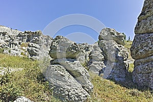 Rock formation The Stone Dolls of Kuklica, North Macedonia