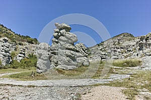 Rock formation The Stone Dolls of Kuklica, Republic of Macedonia