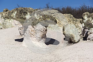 Rock formation The Stone Mushrooms, Bulgaria