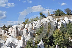 Rock formation Stone Wedding near town of Kardzhali, Bulgaria