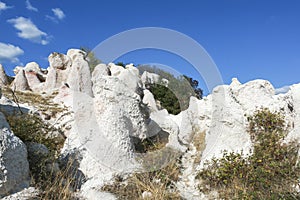 Rock formation Stone Wedding near town of Kardzhali, Bulgaria