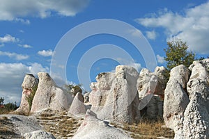 Rock formation Stone Wedding near town of Kardzhali, Bulgaria