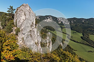 Rock formation in Sulov Mountains