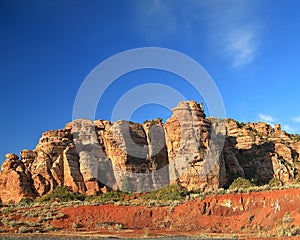 Rock Formation on west edge of Zion National Park