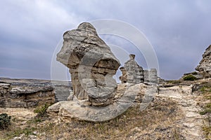 Rock Formation at Writing on Stone Provincial Park