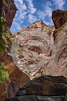 Rock formation in Zion National Park, Utah