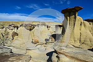 Rock formations at the Ah-shi-sle-pah Wash, Wilderness Study Area, New Mexico