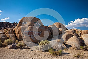 Rock formations Alabama Hills California