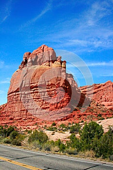 Rock Formations at Arches National Park photo