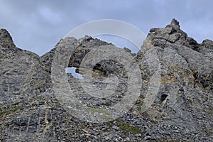 Rock Formations in the Arctic photo