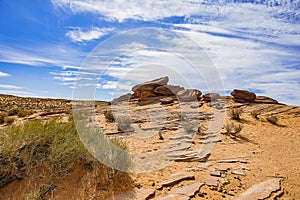 Rock Formations In The Arizona Desert