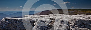 Rock formations at Bear Rocks in Dolly Sods Wilderness Area in West Virginia, USA