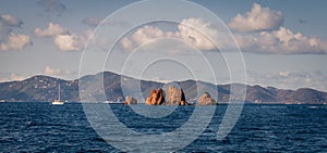 Rock formations in BVI