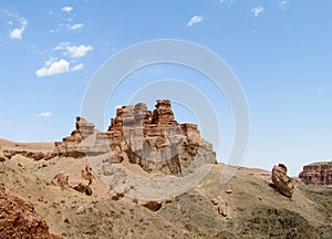 Rock formations in Canyon Charyn (Sharyn) National Park