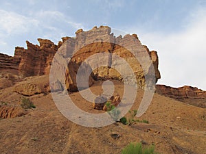 Rock formations in Canyon Charyn (Sharyn) National Park