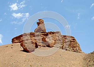 Rock formations in Canyon Charyn (Sharyn) National Park