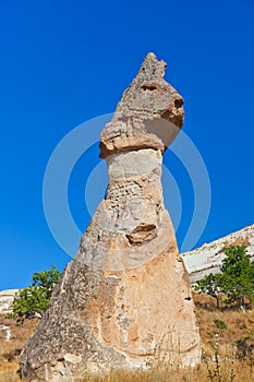 Rock formations in Cappadocia Turkey