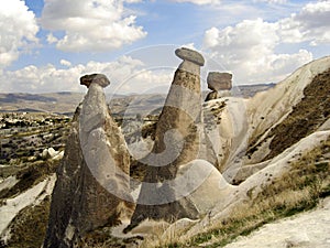 Rock Formations in Cappadocia, Turkey