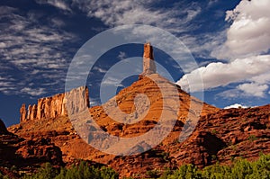 Rock formations in Castle creek, Utah