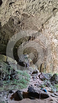 rock formations and caves at PETAR, Alto Ribeira Tourist State Park, in Sao Paulo, Brazil