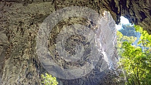 rock formations and caves at PETAR, Alto Ribeira Tourist State Park, in Sao Paulo, Brazil