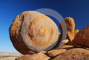 Rock formations close to Spitzkoppe photo