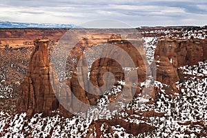 Rock formations of Colorado National Monument