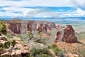 Rock Formations in Colorado National Monument