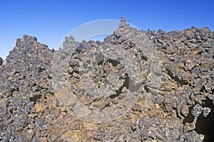 Rock Formations at Craters of the Moon National Monument, Idaho