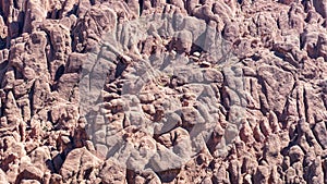 Rock formations in Dades Gorges, Morocco